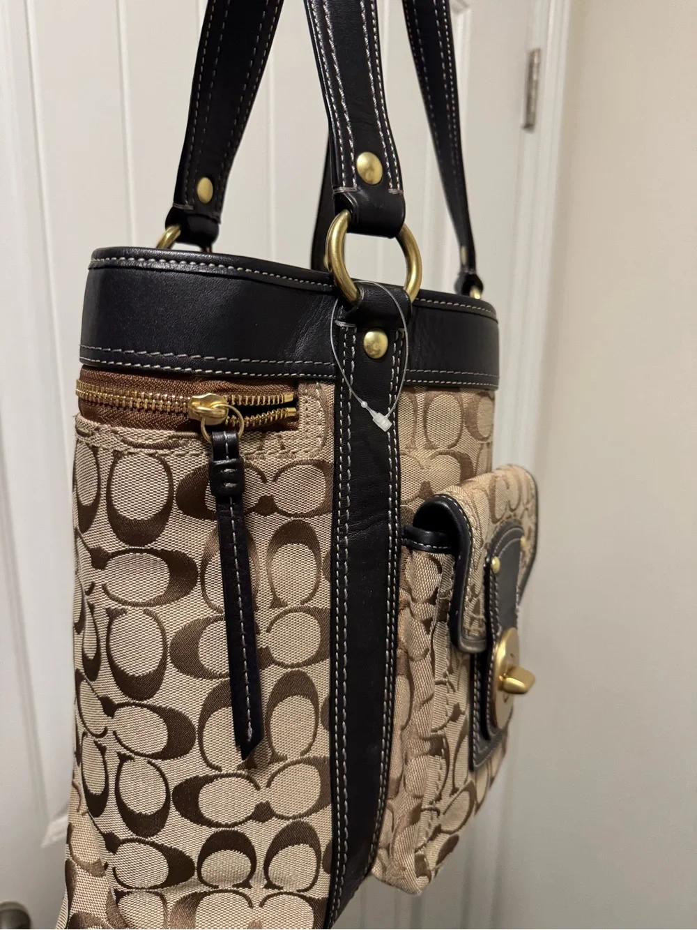 Vintage Coach F12889 Signature Legacy 65th Anniversary Large Tote Bag from 2006 - Picture 2 of 6